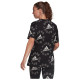 Adidas Γυναικεία κοντομάνικη μπλούζα Essentials Logo Allover print